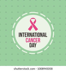 International Cancer Day Poster Illustration