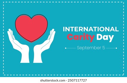 International Carity Day - Social Media Post - as a banner, poster or template.