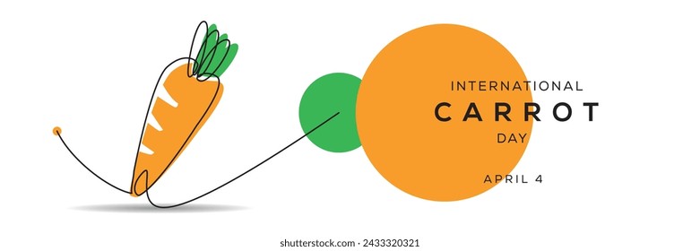 International carrot day, held on 4 April.