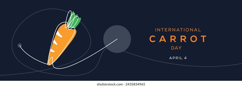 International carrot day, held on 4 April.