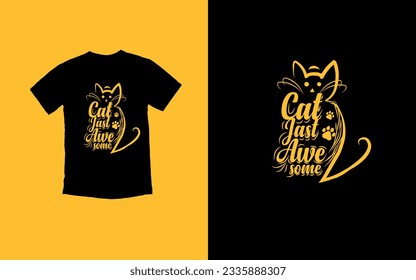 International Cat Day - August 8th, Purrfectly Celebrating Our Feline Friends T-shirt Design