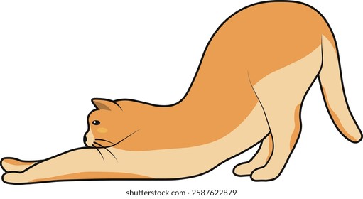 International Cat Day Character. Adorable Pet Animals. Vector Illustration