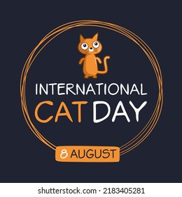 International Cat Day, held on 8 August.