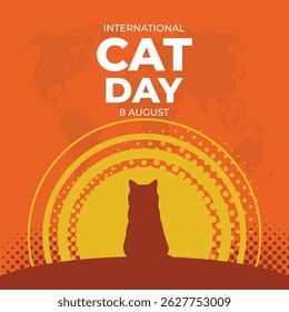 International Cat Day on August 8 with Cat Animal Love Celebration.