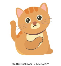 International cat day vector illustration
