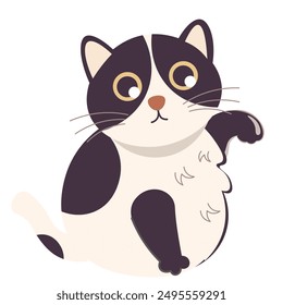 International cat day vector illustration
