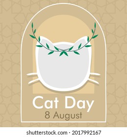 Día Internacional del Gato: ilustración vectorial del Día Mundial del Gato