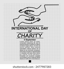 international charity day, poster andbanner