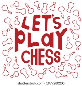 The International chess day is celebrated annually on July 20. Advertising. Invitation. Greeting card. Poster. Banner. Vector illustration.