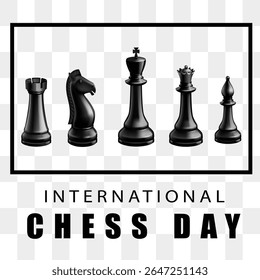 International Chess Day, celebrates the timeless game of strategy and intellect.