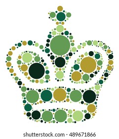 International chess shape vector design by color point
