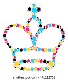 International chess shape vector design by color point