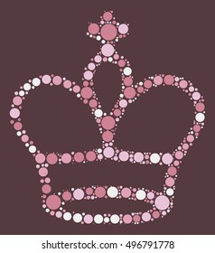 International chess shape vector design by color point