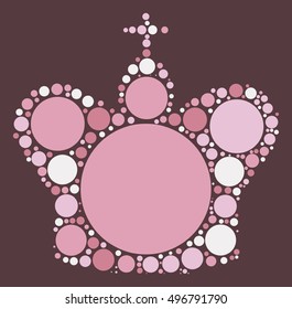 International chess shape vector design by color point