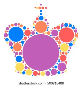 International chess shape vector design by color point