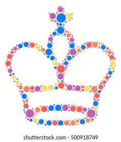 International chess shape vector design by color point
