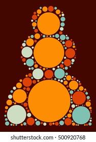 International chess shape vector design by color point