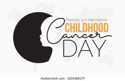 International Childhood Cancer Day design template concept observed on February 15. Health Awareness Vector Illustration