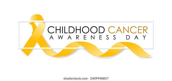 International Childhood Cancer day is observed every year on February 15. Health Awareness of children. Vector Illustration .