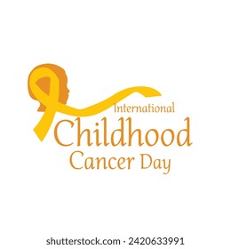 International Childhood Cancer Day Vector