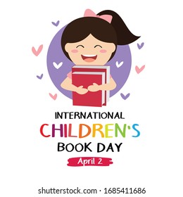 International Children's book day. Vector illustration.
