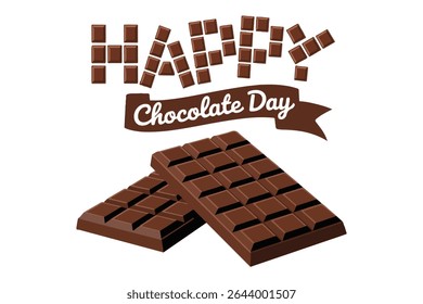International Chocolate Day Art Illustration