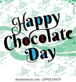 International chocolate day victor illustration file
