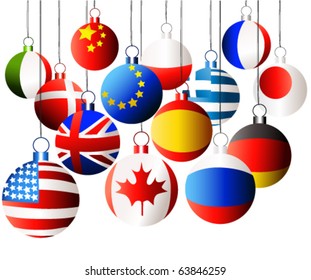 International Christmas balls