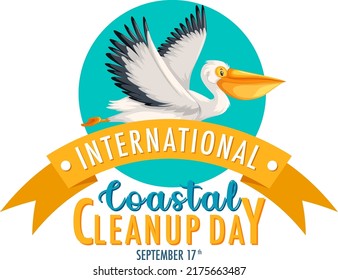 International Coastal Cleanup Day Banner illustration