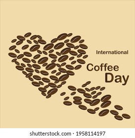 international coffee bean day illustration vector image nice for background