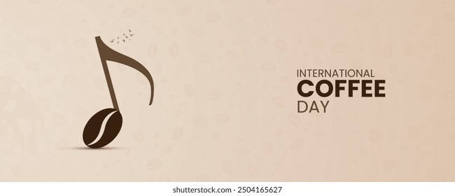 International coffee day creative ads, World coffee day concept, vector illustration.