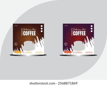 International coffee day. International coffee day creative poster, banner, social media post, background, template, postcard design etc.