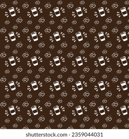 International Coffee Day Pattern Design