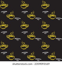 International Coffee Day Pattern Design