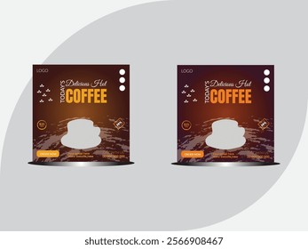 International Coffee Day social media feed template