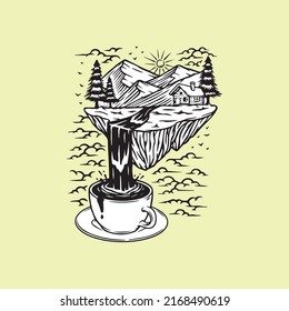 International coffee day special printable vector designs