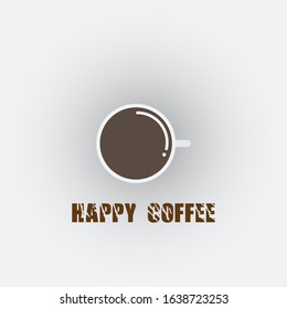 International Coffee Day. Suitable for greeting card, poster and banner background. Illustration.