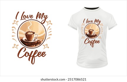 International coffee day t shirt new design