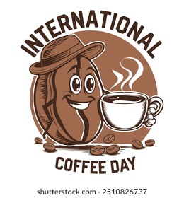 International Coffee Day T-Shirt Designs for October 1st