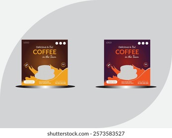 International Coffee Day vector design for international Coffee Day celebration. Suitable for flat design graphic for social media, flyer design, flat illustration, banner, template, poster