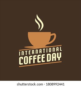 International Coffee Day Vector Download 