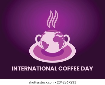 International coffee day world coffee cup