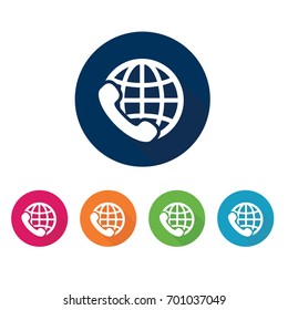 International communication. Interface icon.