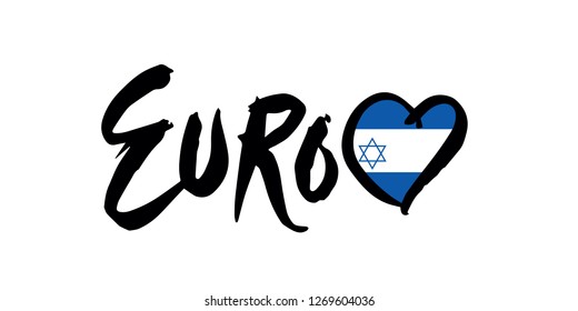 
International competition, blue background, Israel