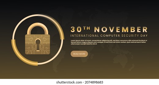 International Computer Security Day Banner.