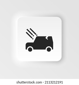 International Corrosive Class Symbols,Black and White Warning Dangerous neumorphic icon , Attracting attention Security First sign,Idea for,graphic,web design,Vector,illustration