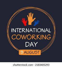 International Co-working Day, held on 9 August.