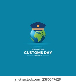 International Customs Day. Customs day creative concept. 