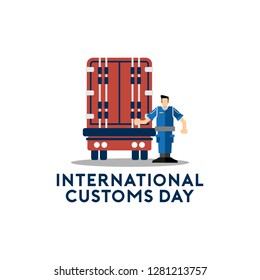 International Customs Day Vector