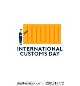 International Customs Day Vector